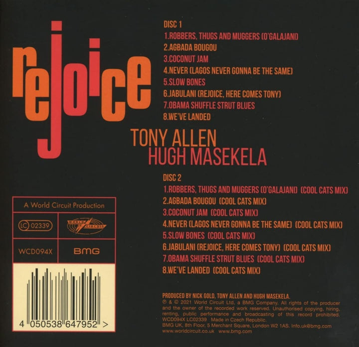 Tony Allen &amp; Hugh Masekela – Rejoice [Audio-CD]