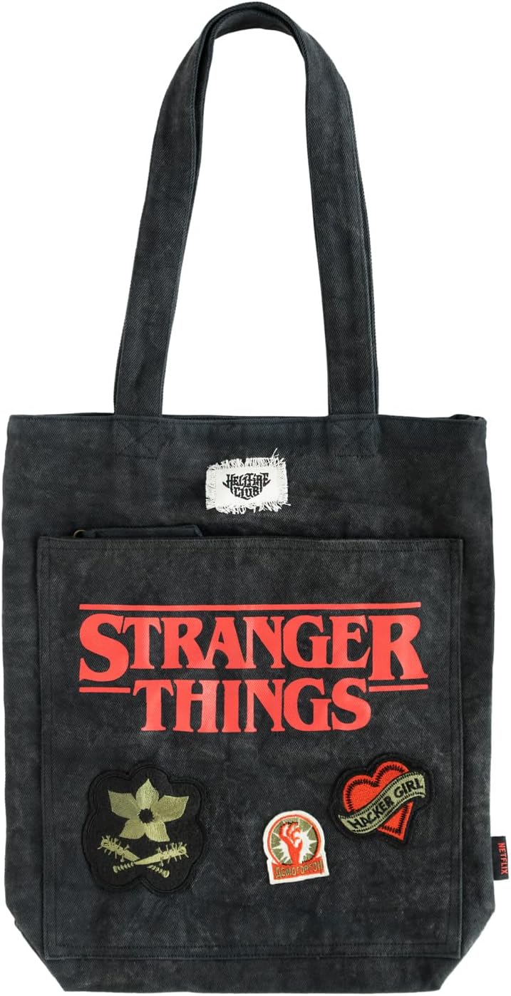 Grupo Erik Stranger Things Premium Cotton Tote Bag | Cotton Shopping Bag