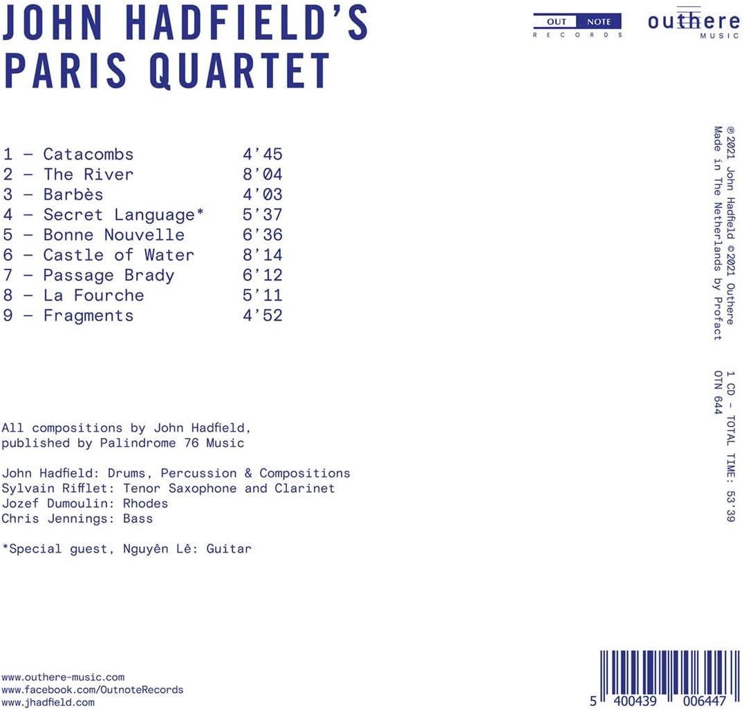 John Hadfield's Paris Quartet [Audio CD]