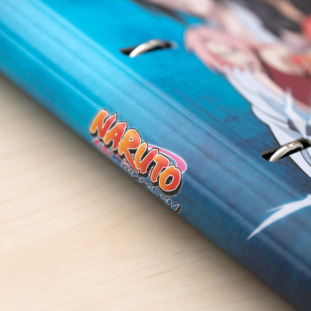 Grupo Erik Naruto 4 Ring Binder - Premium A4 Folders Ring Binder - 4 Ring Binder A4