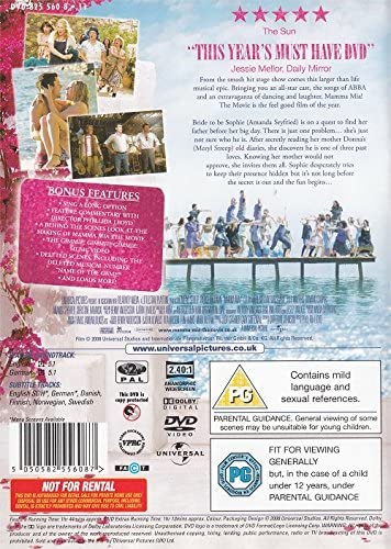 Mamma Mia! Der Film [2008] – Musical/Romanze [DVD]