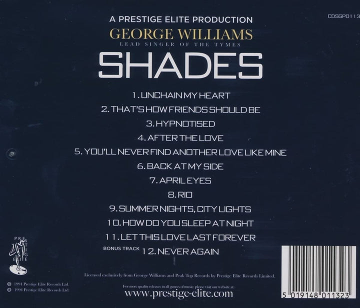 George Williams - Shades [Audio-CD]