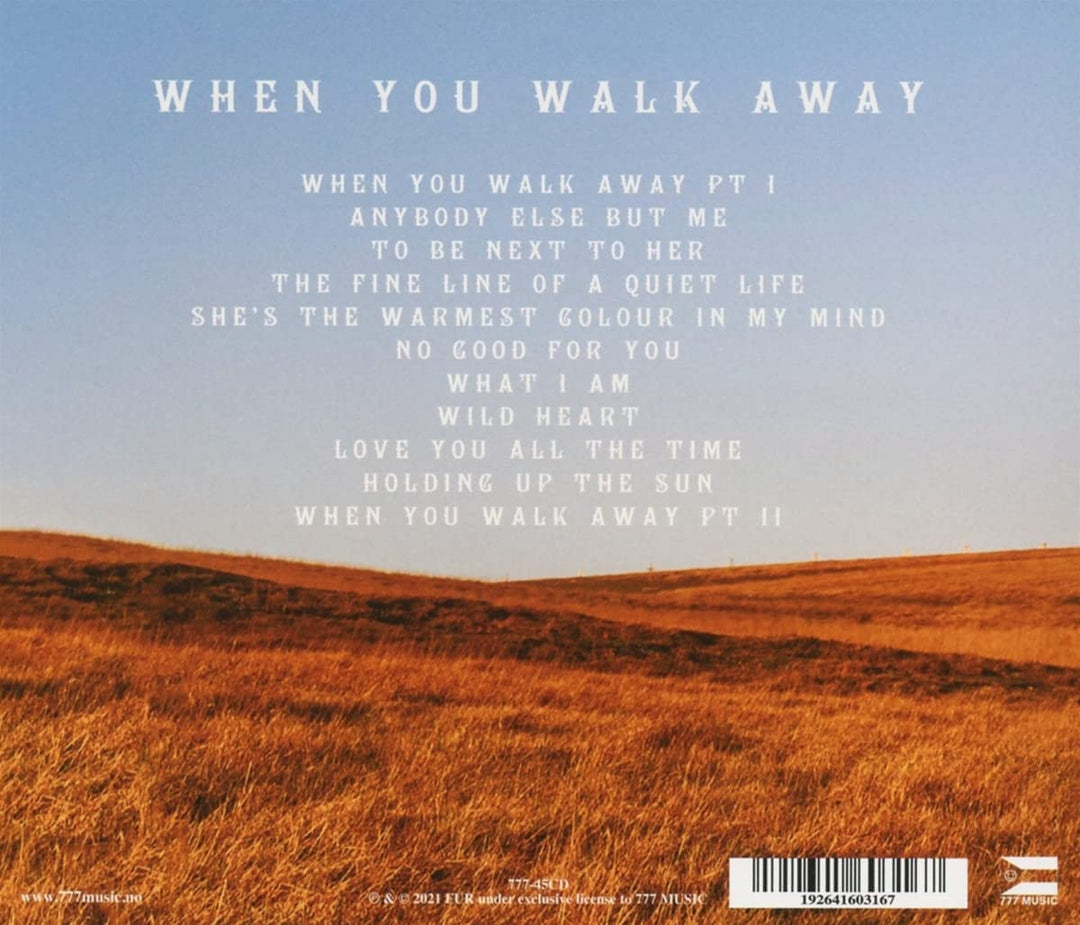 Fur – When You Walk Away [Audio-CD]