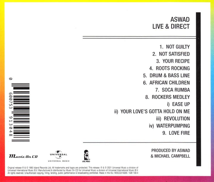 Aswad – Live und Direct [Audio-CD]