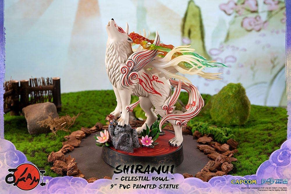 Okami: Shiranui Celestial Howl Statue top by First 4 Figures