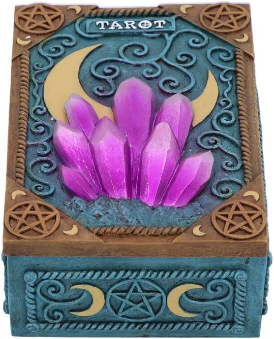 Nemesis Now Crystalline Tarot Box 14,4 cm, Blau