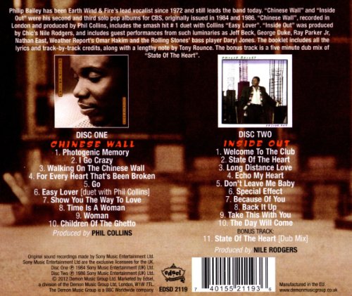 Chinese Wall &amp; Inside Out - Philip Bailey [Audio-CD]