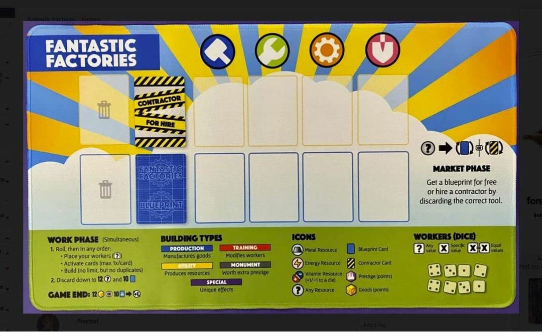 Fantastic Factories: Playmats