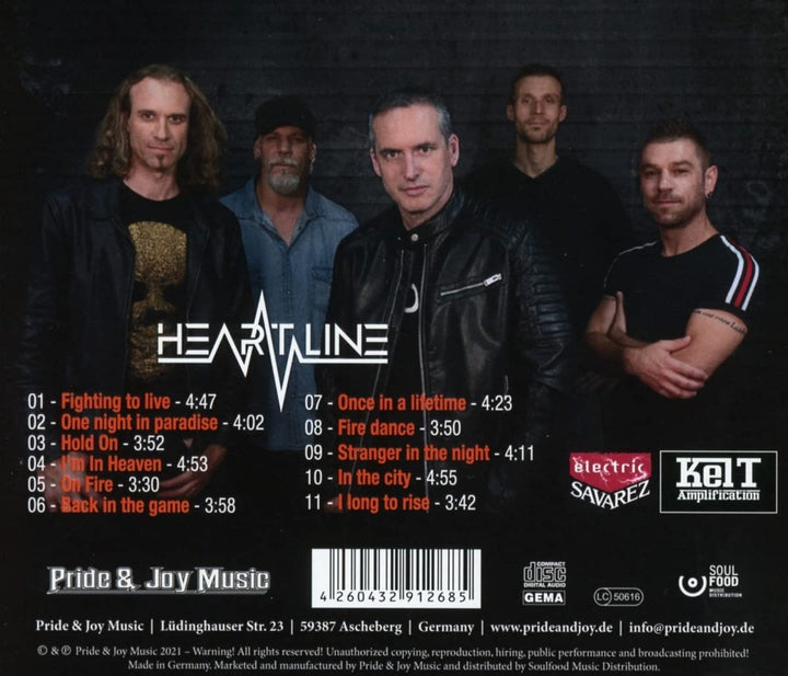 Heart Line – Back In The Game [Audio-CD]