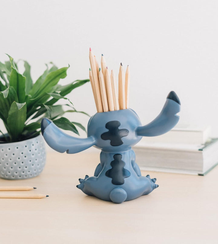 Grupo Erik Disney Stitch Pen Holder | Pen Holder For Desk | Stitch Gifts | Pen Holder For Desk