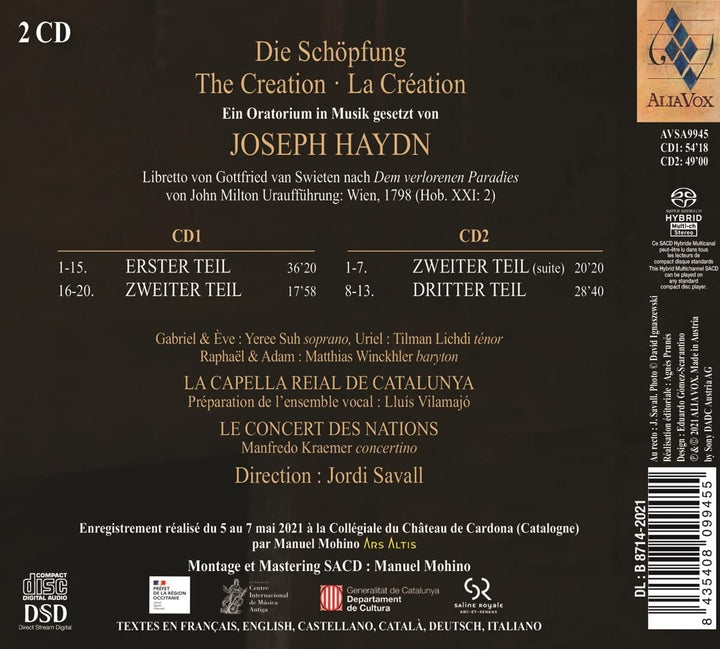 Die Schopfung. Die Schöpfung [Audio-CD]