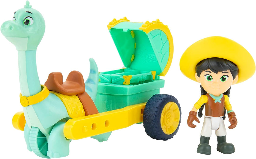 Dino Ranch DNR0011 5 Kleeblatt-Pflegewagen und 3-Zoll-Dino-Mine – drei Modelle zum Sammeln