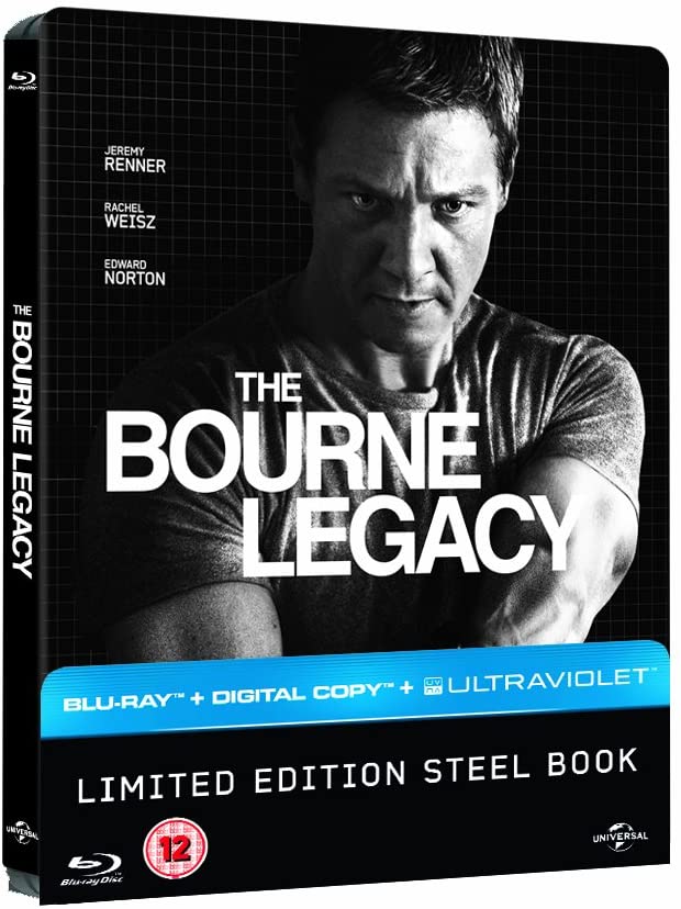 The Bourne Legacy (Steelbook UV Copy) [2017] [Region Free] – Action/Thriller [Blu-Ray]