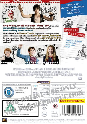 Diary of a Wimpy Kid 2: Rodrick Rules – Familie/Komödie [DVD]