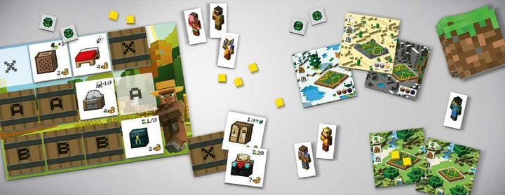 Ravensburger Minecraft Builders &amp; Biomes Farmer's Market Erweiterungspaket – Strategie-Brettspiel für Kinder ab 10 Jahren (Erweiterung)