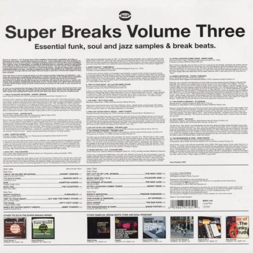 Super Breaks Vol.3: Grundlegende Funk-Soul- und Jazz-Samples und Breakbeats [Vinyl]