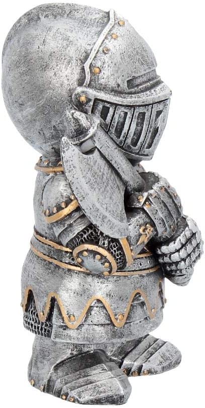 Nemesis Now Sir Chopalot Figur 16 cm Silber