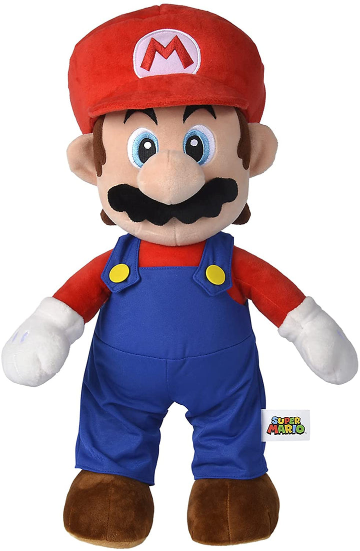 Smoby 109231013 Plüschfigur Super XL Mario 50CM Stofftier, Multi