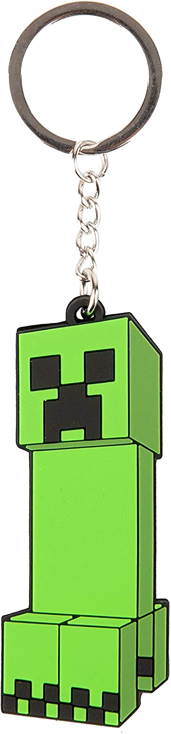 Mine Craft Creeper Anatomy Flip Keychain