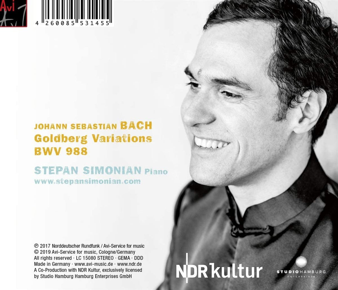 Stepan Simonian - Bach: Goldberg-Variationen [Audio-CD]