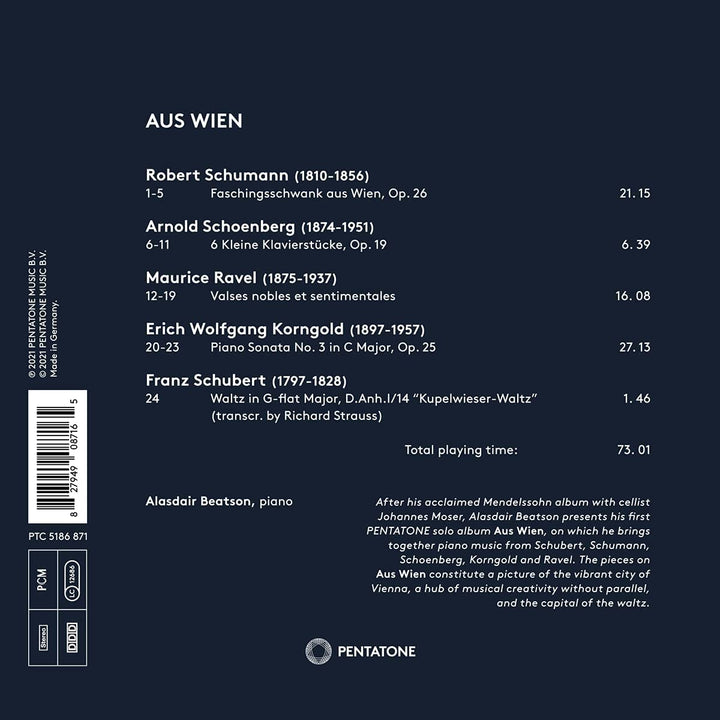 Alasdair Beatson - Aus Wien [Audio CD]