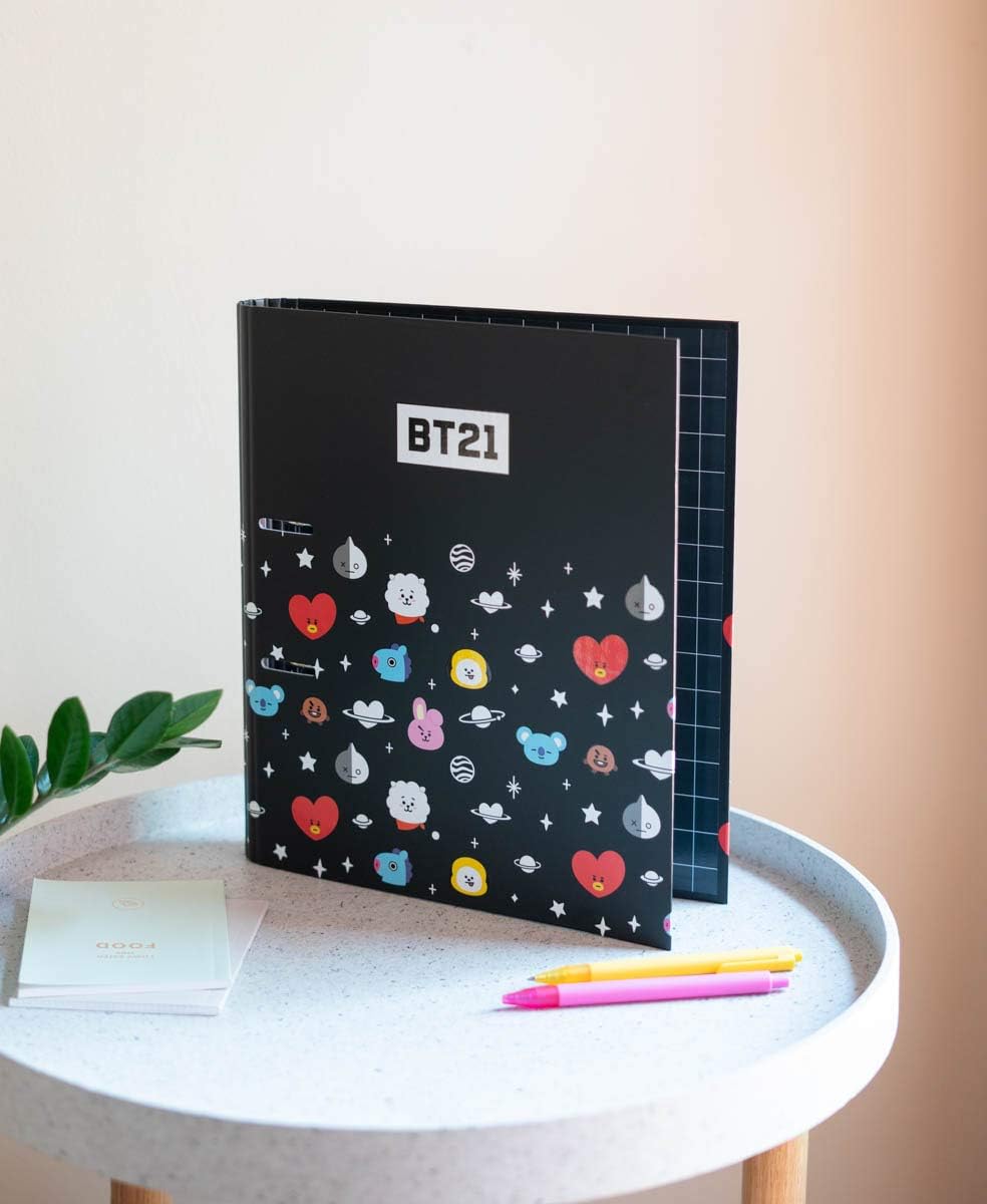 Grupo Erik BT21 Official Merchandise 2 Ring Binder - Premium A4 Folders Ring Binder