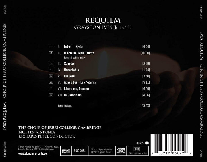 Chor des Jesus College - Grayston Ives: Requiem [Audio-CD]