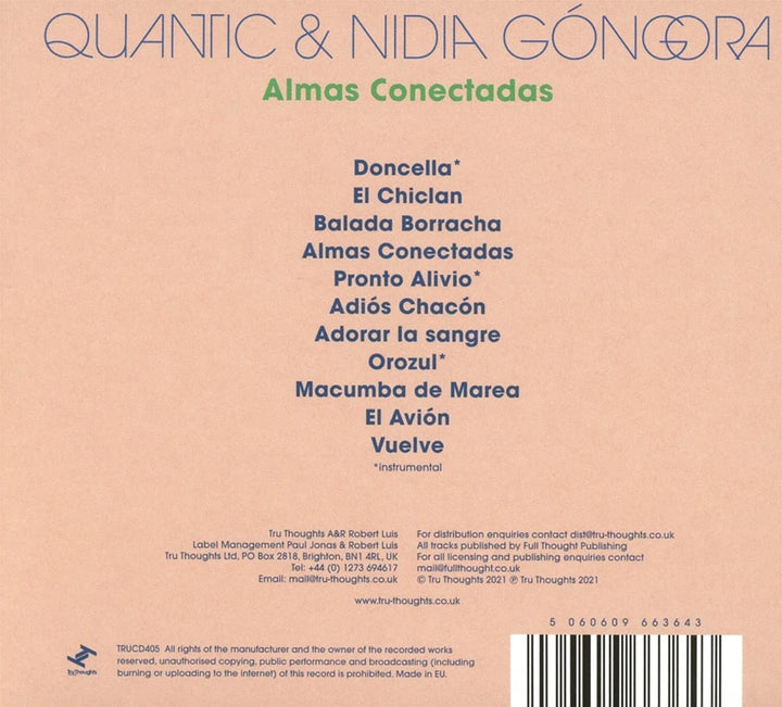 Quantic &amp; Nidia Góngora – Almas Conectadas [Audio CD]