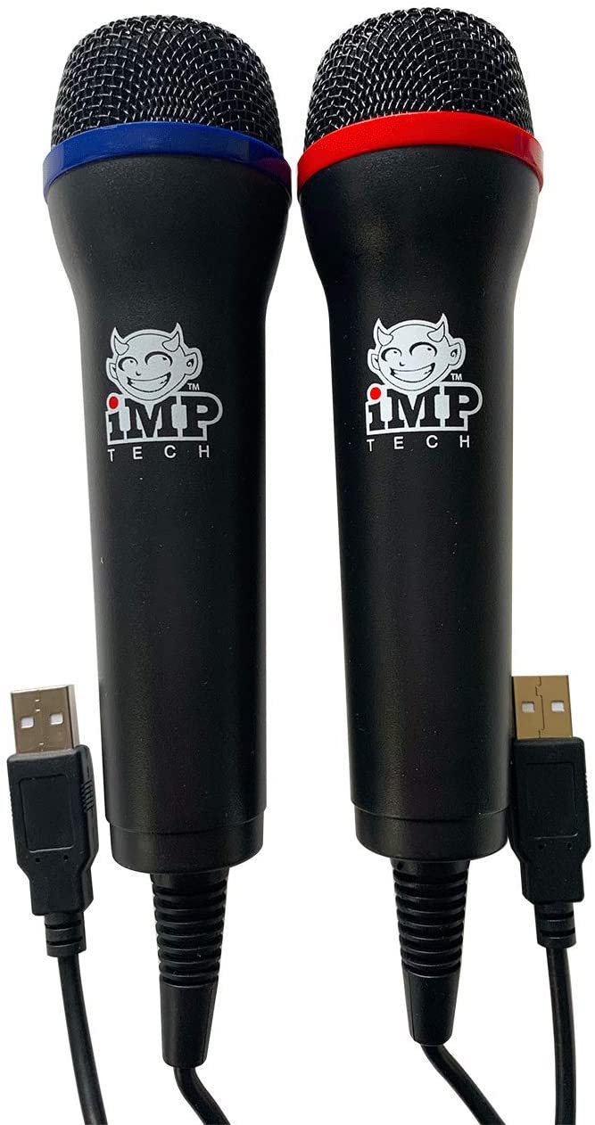 iMP Tech Universal Duets Twin USB-Mikrofon-Paket (PS4/Xbox One/Xbox 360/PS3/PC-DVD)