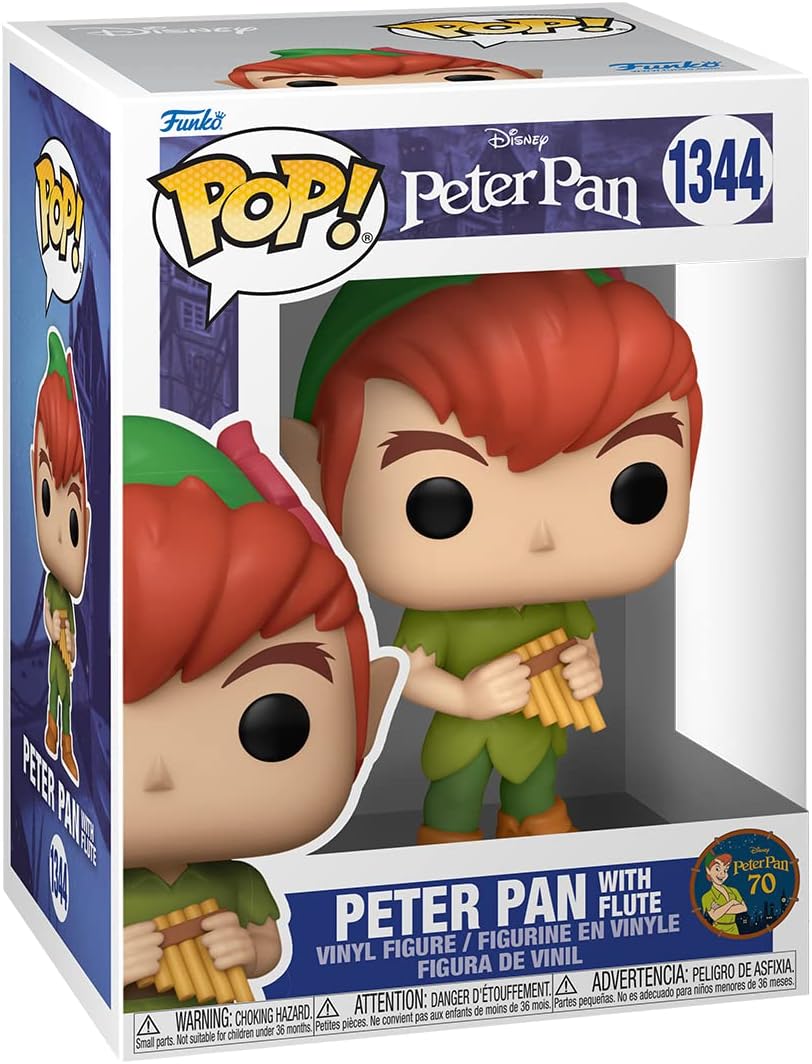 Disney: Peter Pan 70. – Peter mit Flöte Funko 70697 Pop! Vinyl Nr. 1344