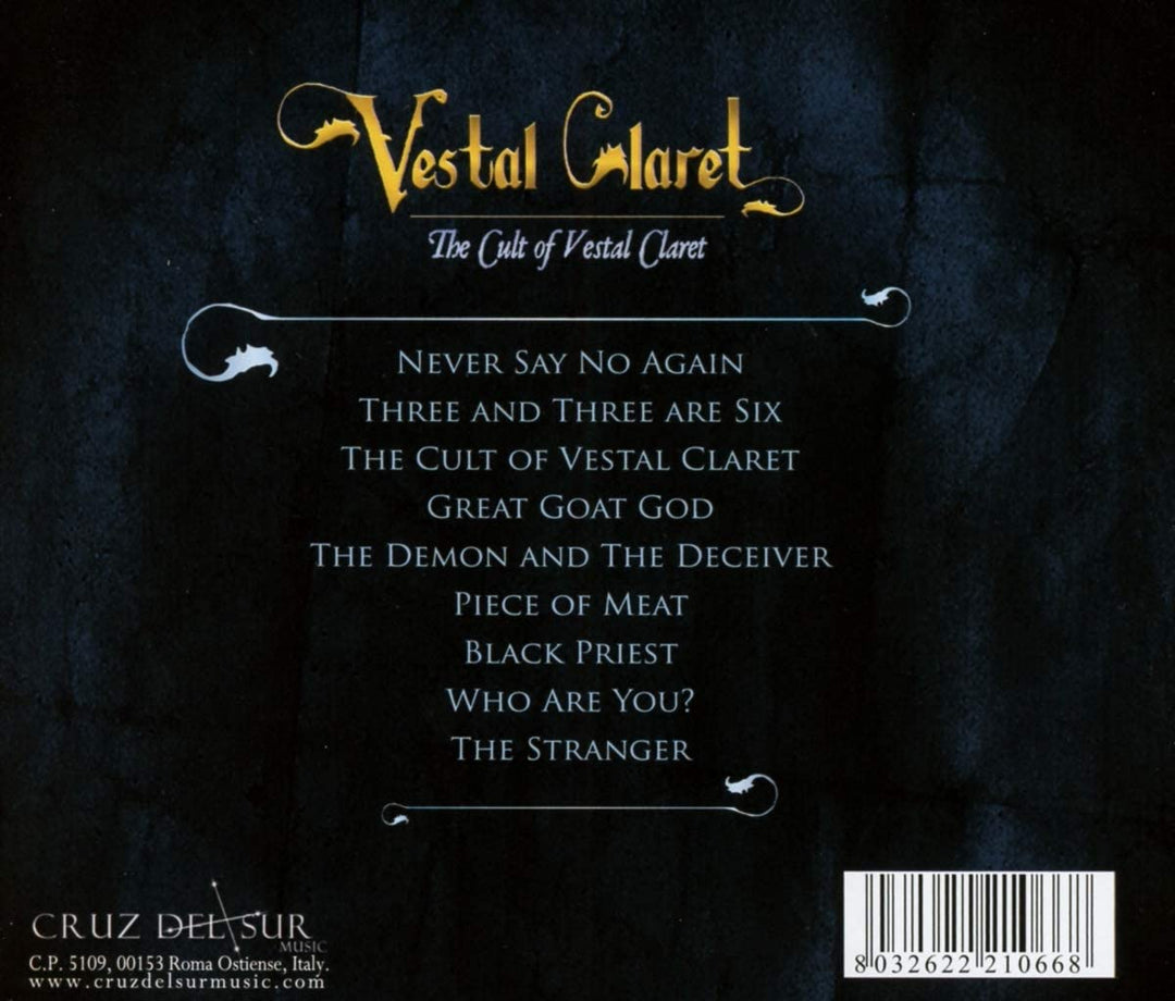 The Cult Of Vestal Claret [Audio-CD]