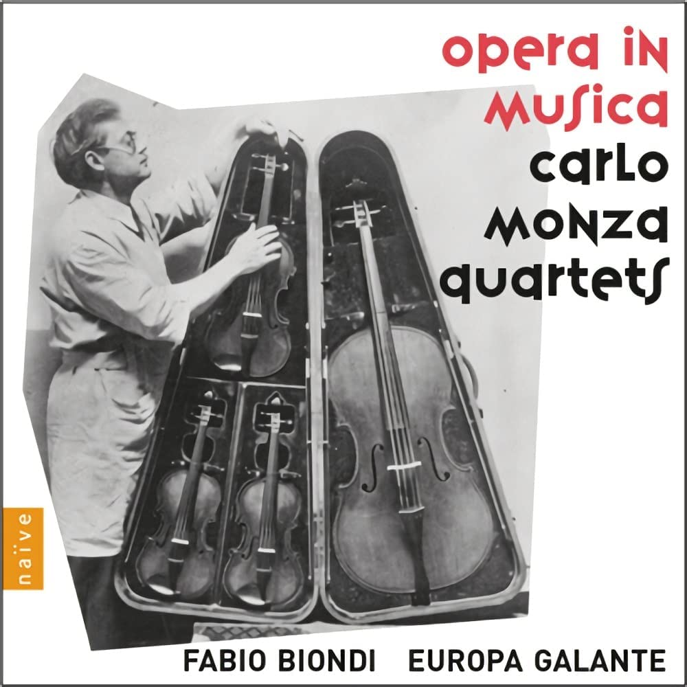 Biondi, Fabio &amp; Europa Galante - Carlo Monza: Quartette [Audio CD]