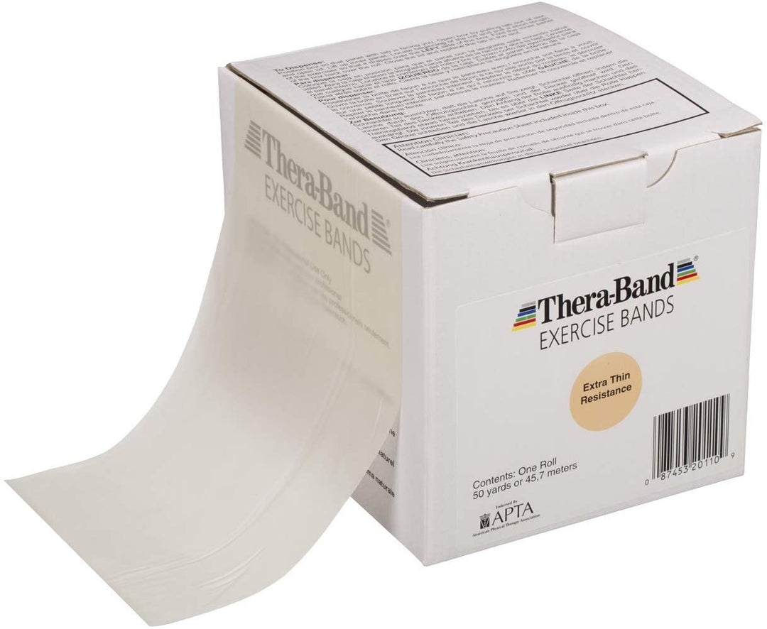TheraBand Resistance Bands, 46 m Roll Professional Latex Elastic Band For Upper