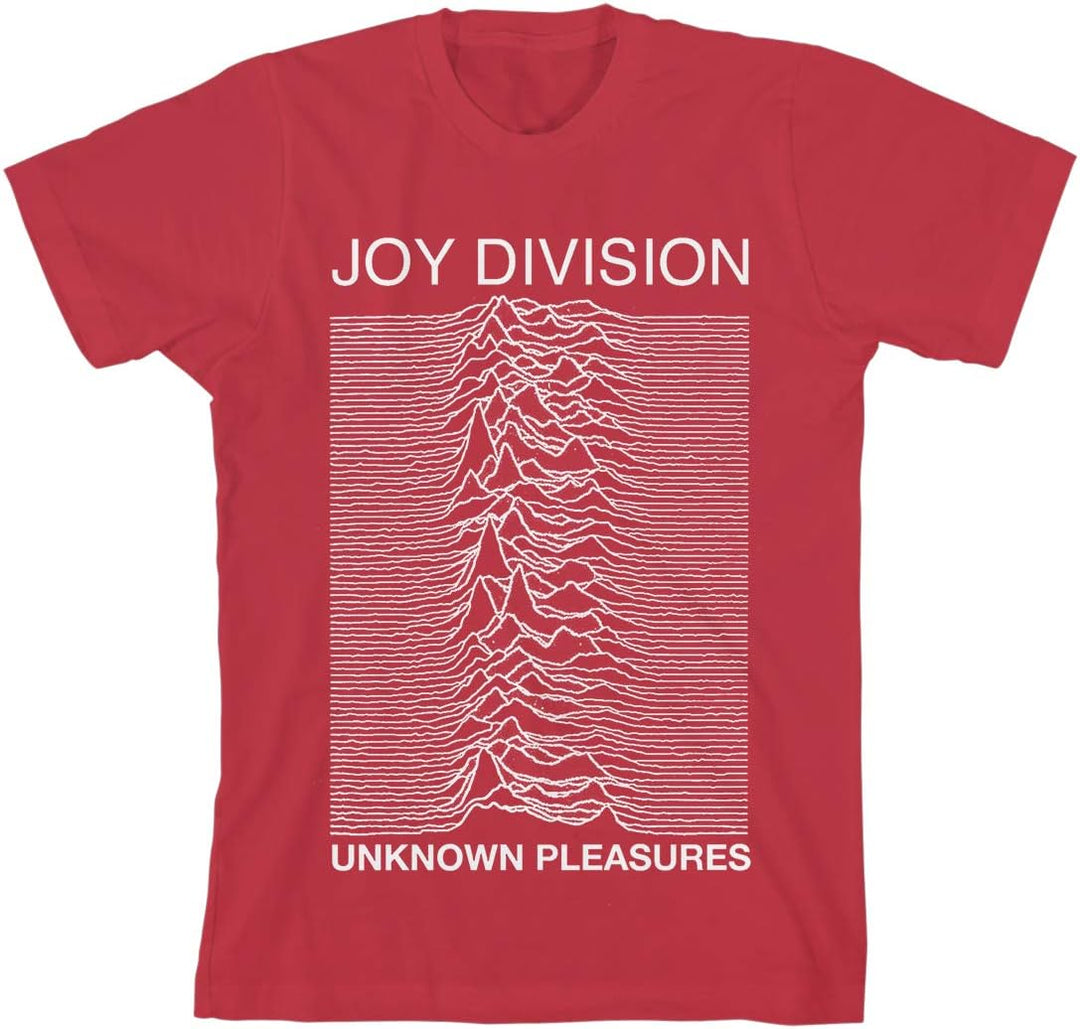 T-Shirt # Xl Rot Unisex # Unknown Pleasures Slim Fit