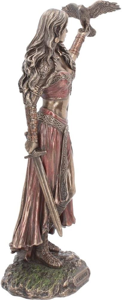 Nemesis Now Morrigan und Crow Figur 28 cm Bronze