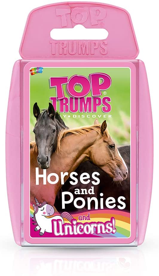 Pferde und Ponys und Einhörner Top Trumps Kartenspiel