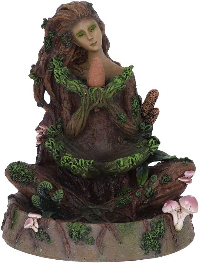 Nemesis Now Forest Scent Backflow Incense Burner 19.5cm, Brown