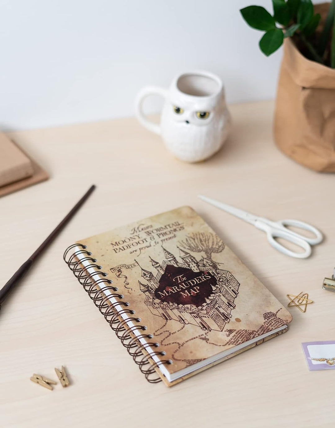 Grupo Erik The Marauder's Map Harry Potter A5 Notebook | Bullet Journal | Notebook A5