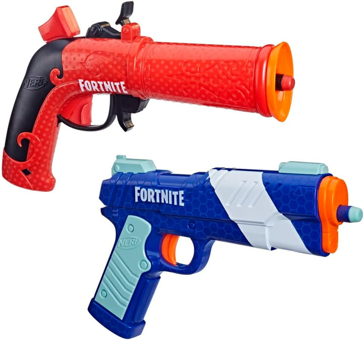 Nerf Fortnite Dual Pack, enthält 2 Fortnite Blaster und 6 Nerf Elite Darts