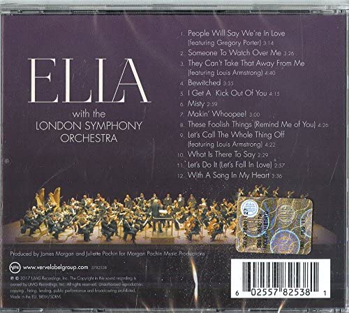 Someone To Watch Over Me - Ella Fitzgerald London Symphony Orchestra [Audio CD]