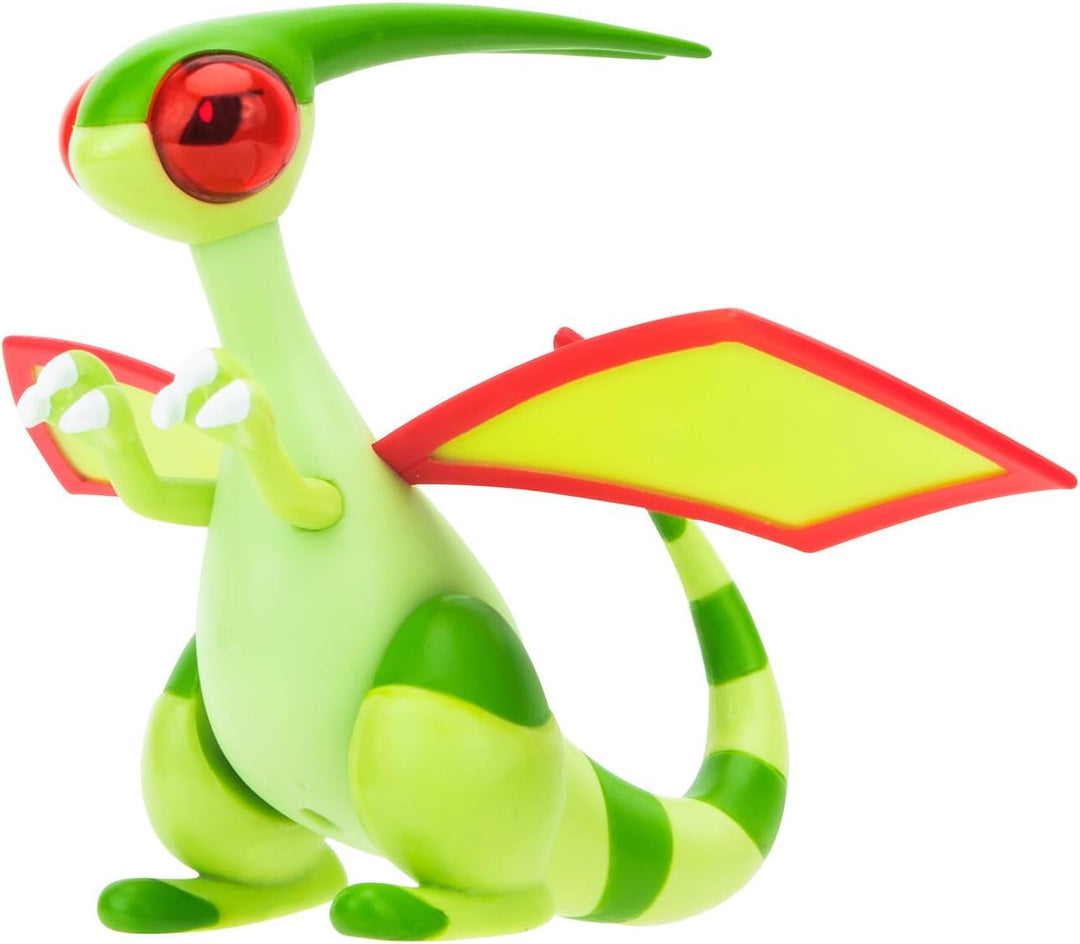 Pokémon PKW2671 verfügt über eine 11,4 cm große Flygon-Kampffigur mit Schlagflügelangriff