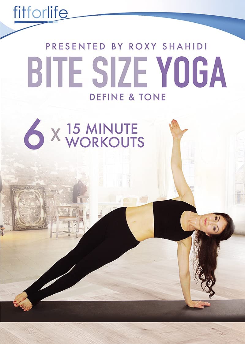 Bite Size Yoga – 6 x 15-minütige Workouts – Präsentiert von Roxy Shahidi (Leyla von – [DVD]