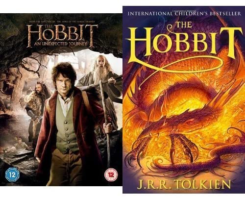 Das Hobbit-Buch und eine unerwartete Reise im Bundle [DVD]