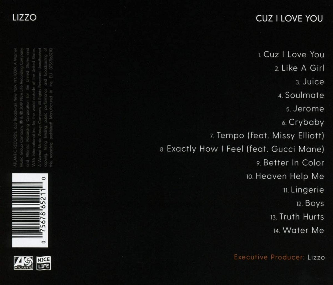 Lizzo – Cuz I Love You (Deluxe) [Audio-CD]