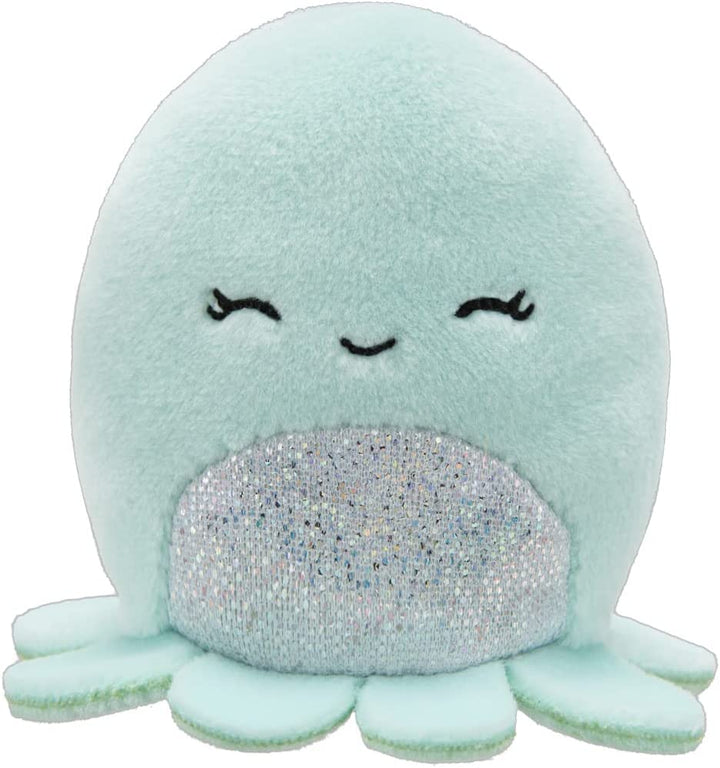 Squishville von Squishmallows SQM0327 Sparkle Squad Vier 2-Zoll-Plüschtiere für Kinder