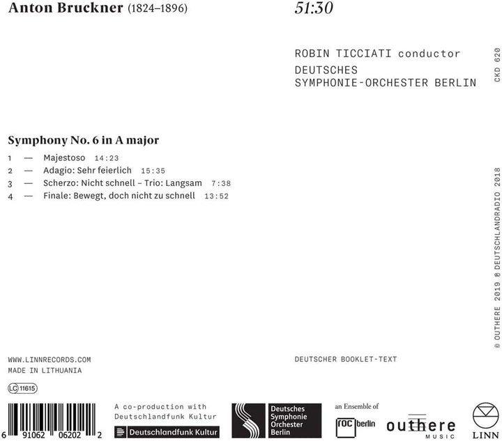 Thomas Dausgaard - Bruckner: Symphonie Nr. 6 [Audio CD]