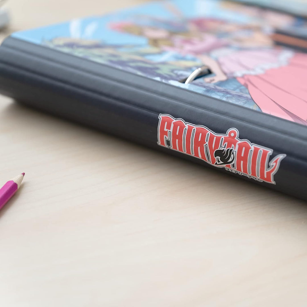 Grupo Erik Fairy Tail 2 Ring Binder | Premium A4 Folders Ring Binder | 10.6 x 12.6 inches - 27 x 32 cm