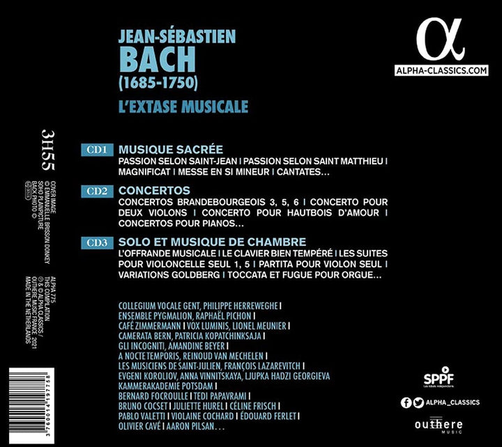 Bach: L'Extase Musicale - [Audio-CD]