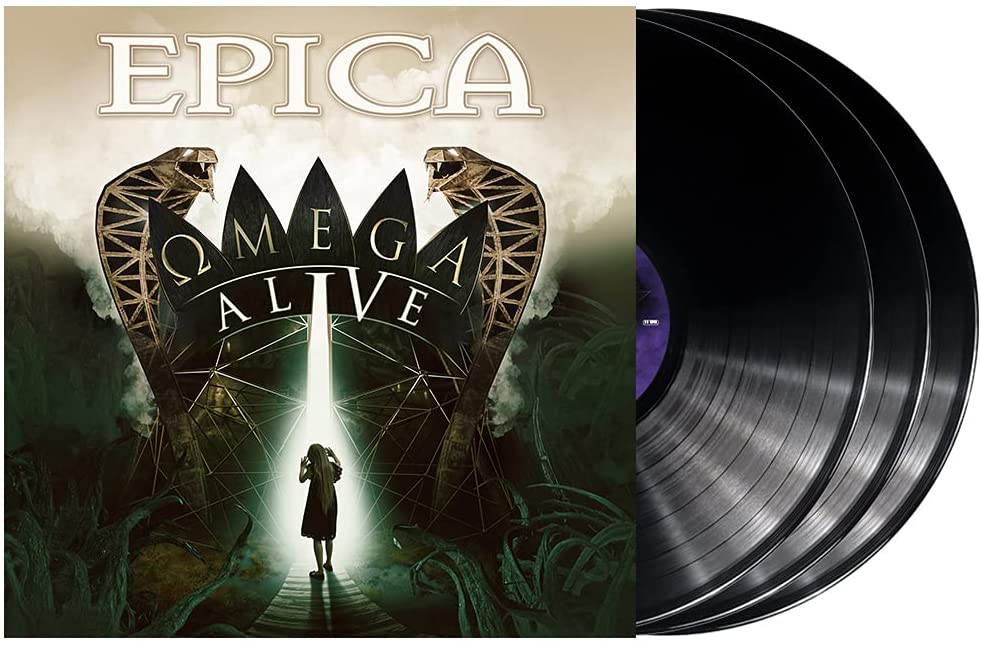 Epica – Omega Alive (schwarz im Trifold) [VINYL]