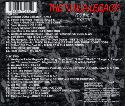 The NWA Legacy Volume 1 1988-1998 [Audio-CD]